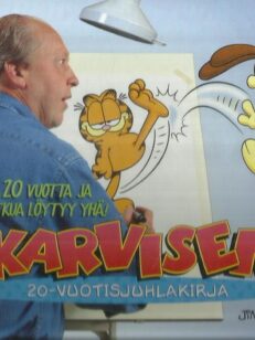 Karvisen 20-vuotisjuhlakirja -kirjan kansi