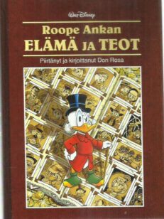 Roope Ankan elämä ja teot -kirjan kansi
