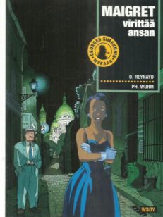 Maigret virittää ansan -kirjan kansi