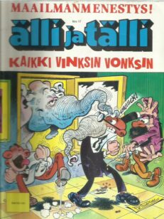 Älli ja Tälli 17 - Kaikki vinksin vonksin -kirjan kansi