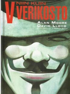 V niin kuin verikosto -kirjan kansi