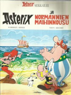 Asterix ja normannien maihinnousu -kirjan kansi