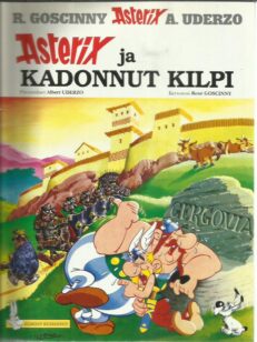 Asterix ja kadonnut kilpi -kirjan kansi