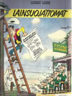 Lucky Luke - Lainsuojattomat -kirjan kansi