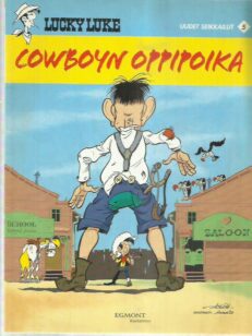 Lucky Luke uudet seikkailut 5 - Cowboyn oppipoika -kirjan kansi