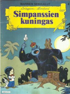 Marinen seikkailut 4 - Simpanssien kuningas -kirjan kansi