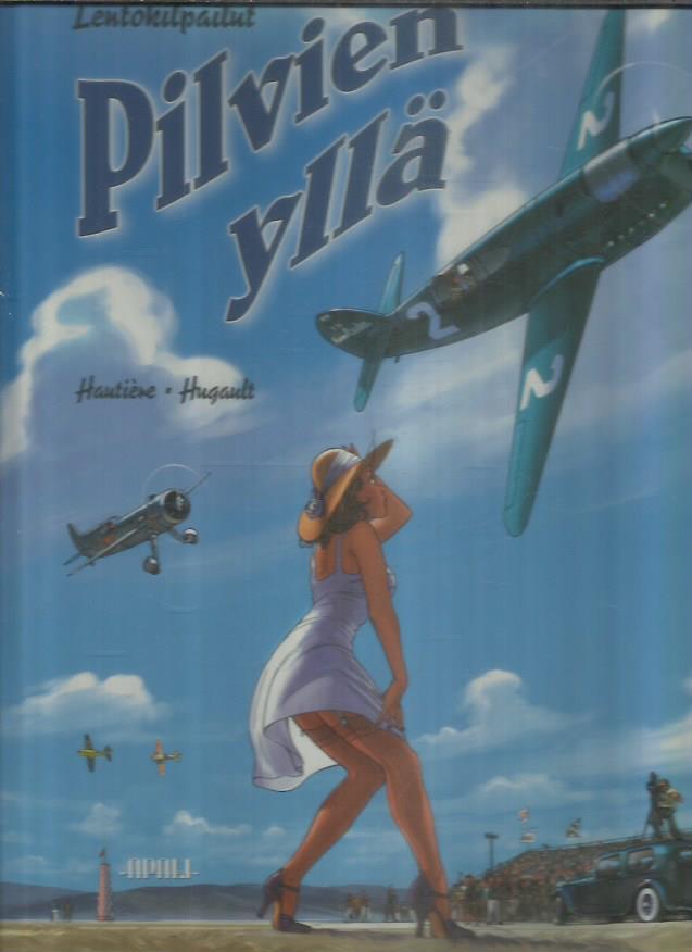 Pilvien yllä 1 - Lentokilpailut -kirjan kansi