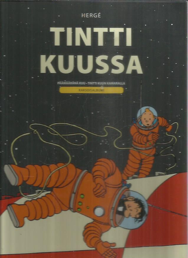 Tintti Kuussa -kirjan kansi