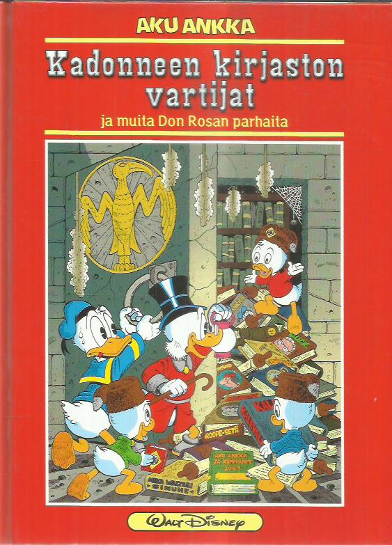 Kadonneen kirjaston vartijat ja muita Don Rosan parhaita -kirjan kansi