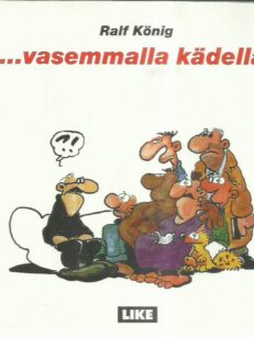 ...vasemmalla kädellä! -kirjan kansi